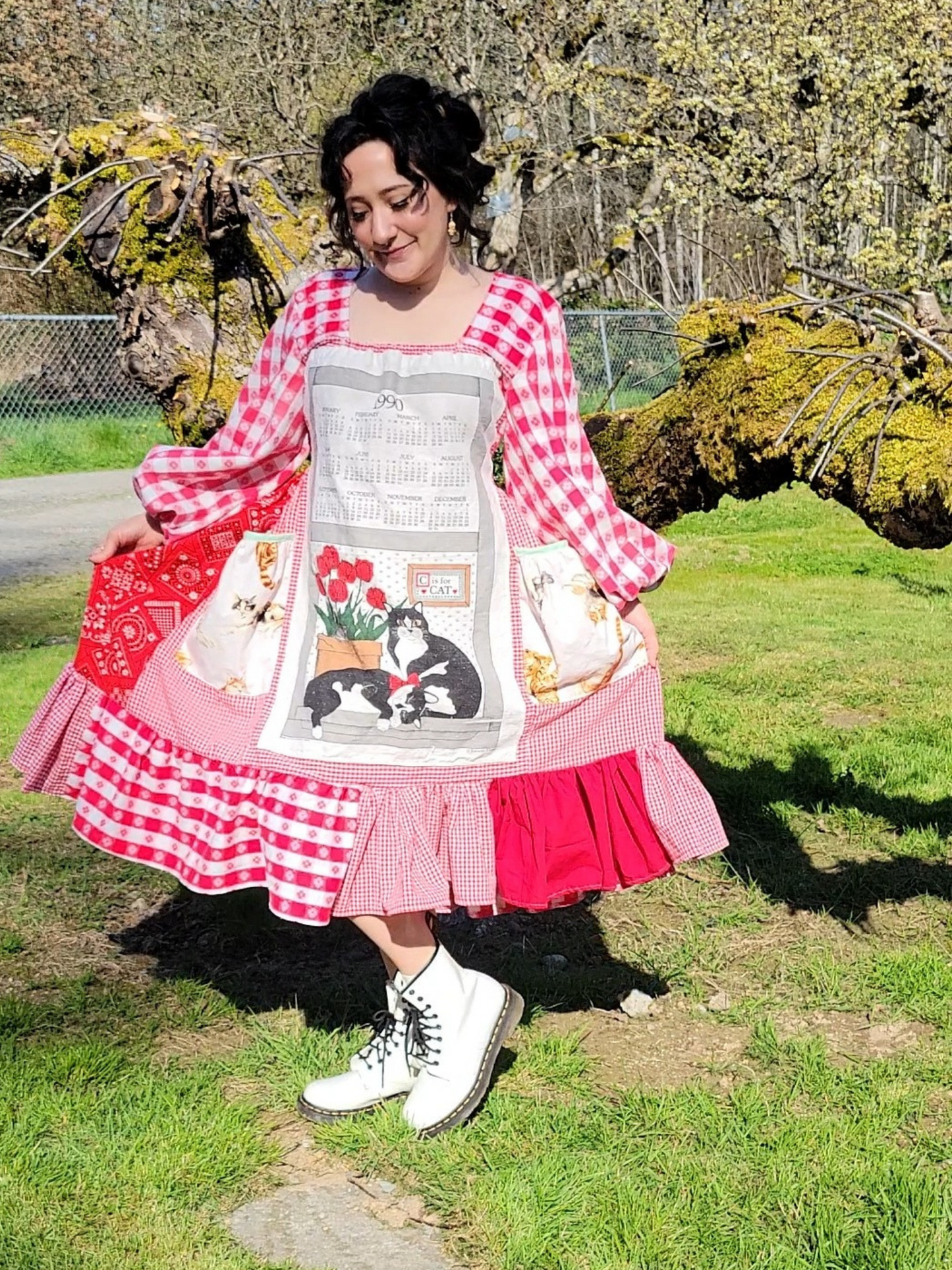 Polly Tea Dress Pattern PDF - Sizes XS-5XL