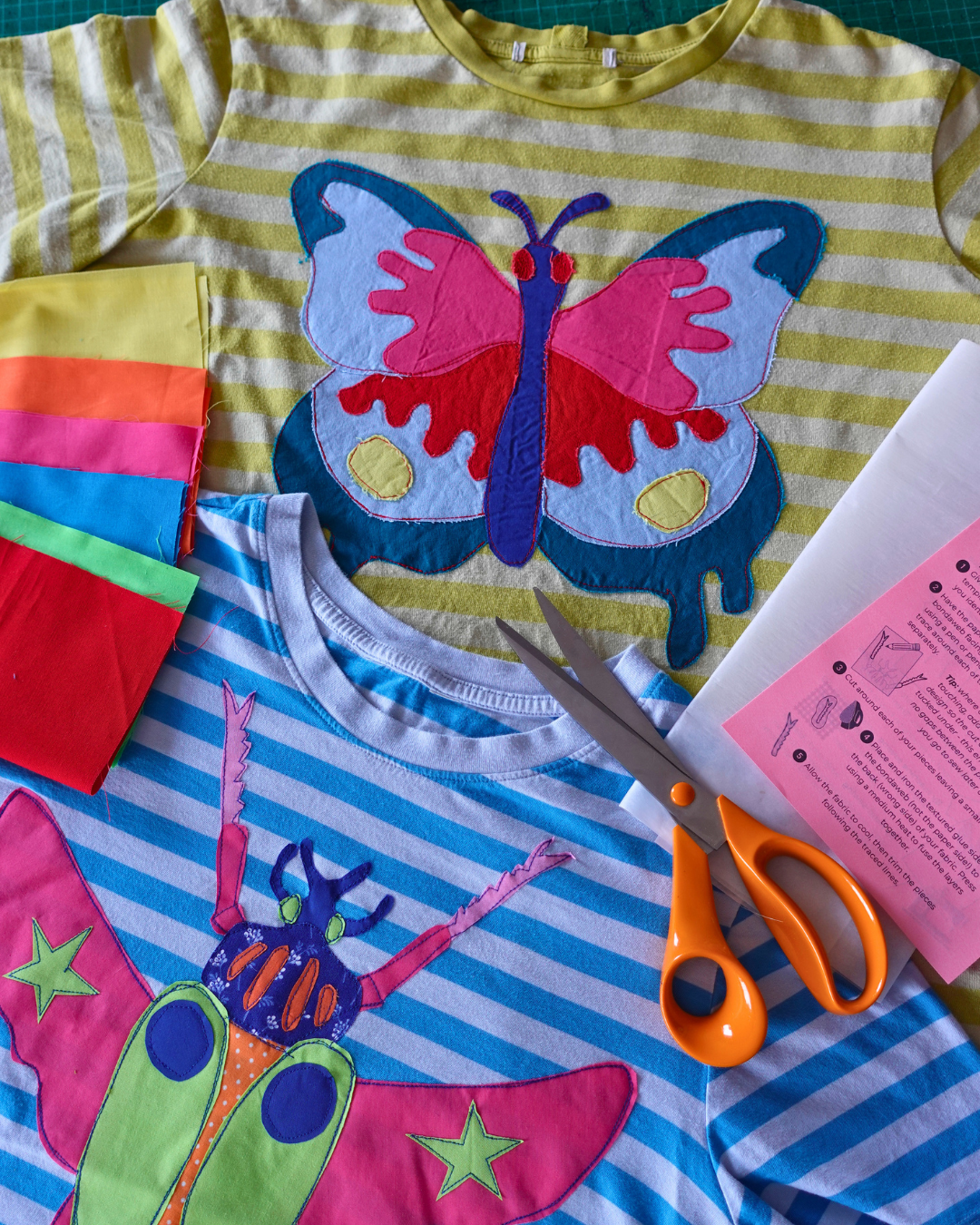 Large Disco Bugs Appliqué Sewing Kit
