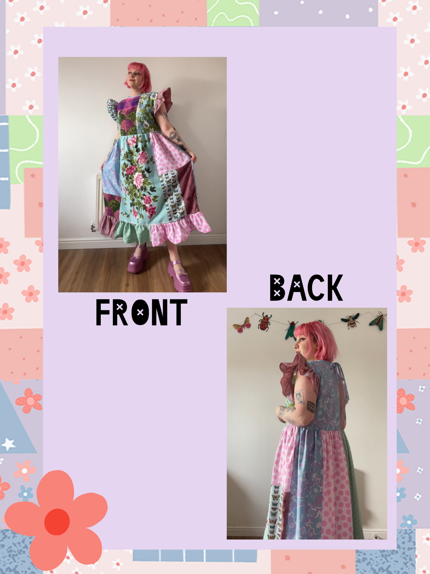 Tammy Dress Pattern PDF - Sizes XS-5XL