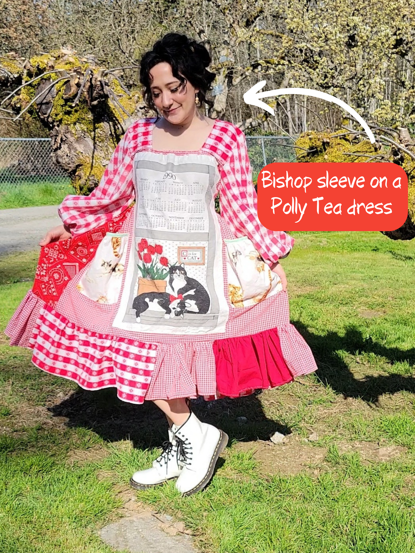 Sleeve Extension Pack Pattern PDF - for Polly Tea and Tammy Dress Patterns