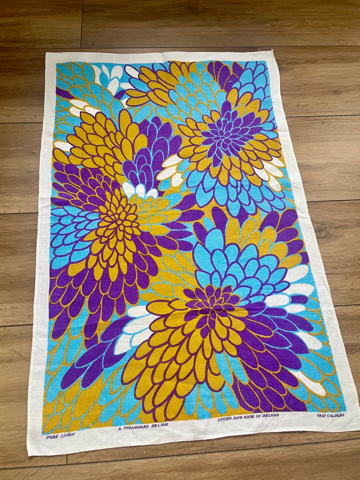 Tea Towel Kit - Golden Petals