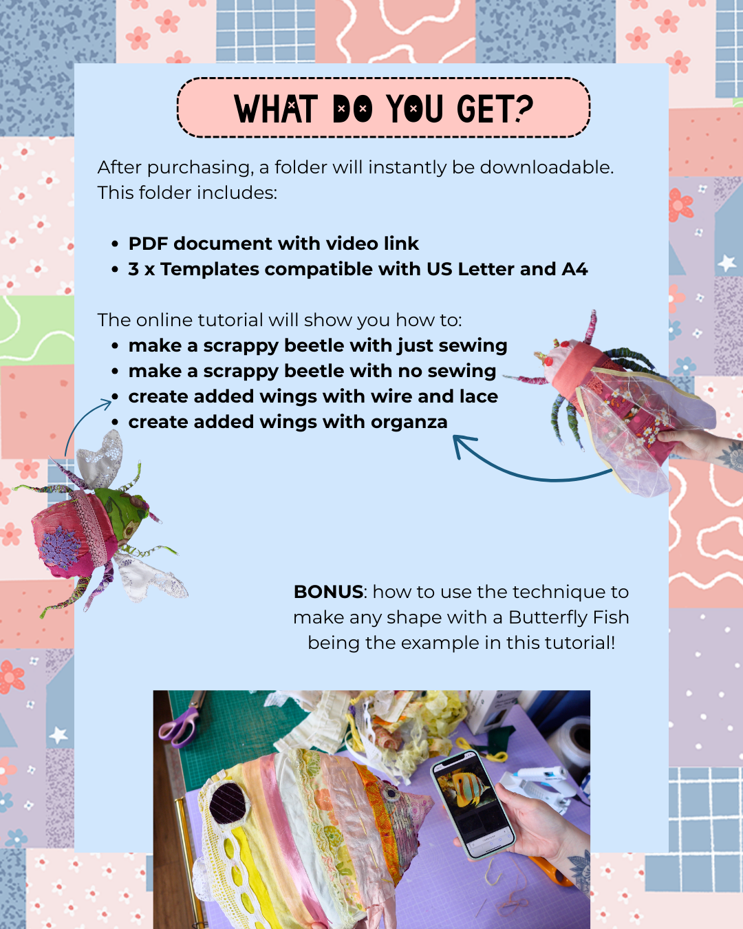 Scrappy Beetle Bug Online Tutorial