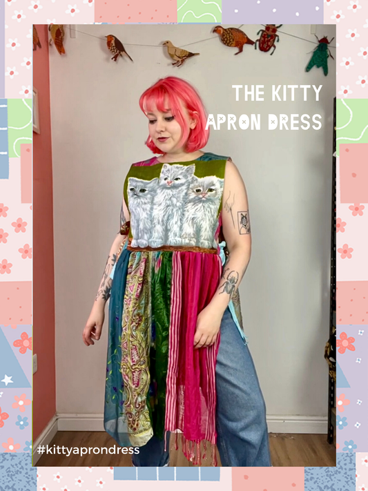 The Kitty Apron Dress Pattern PDF - Sizes XS-5XL