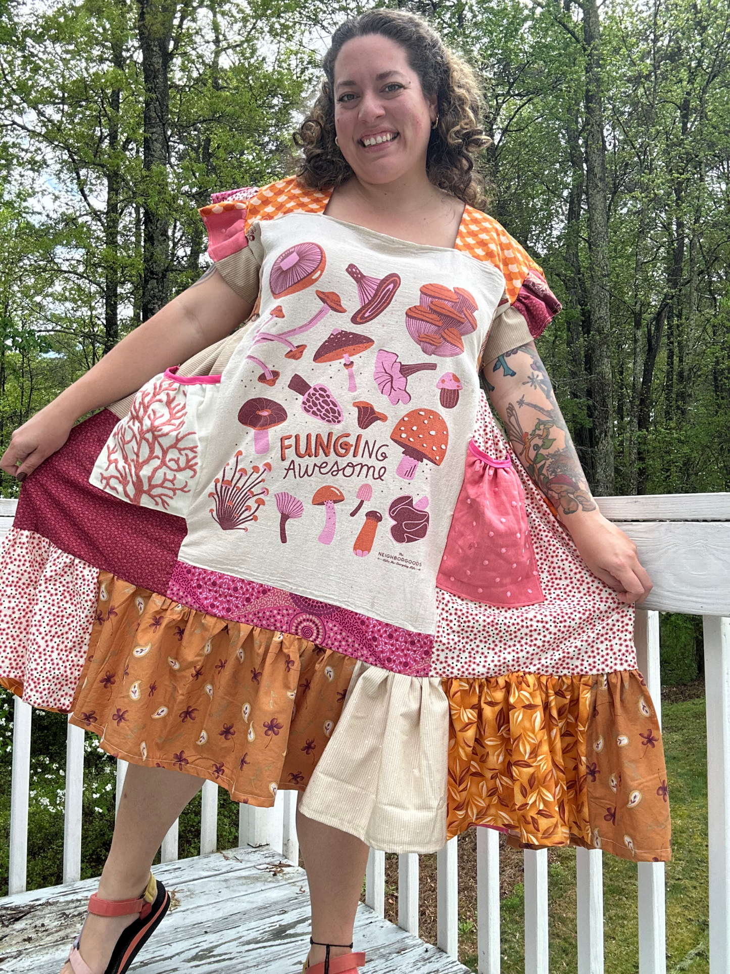 Polly Tea Dress Pattern PDF - Sizes XS-5XL