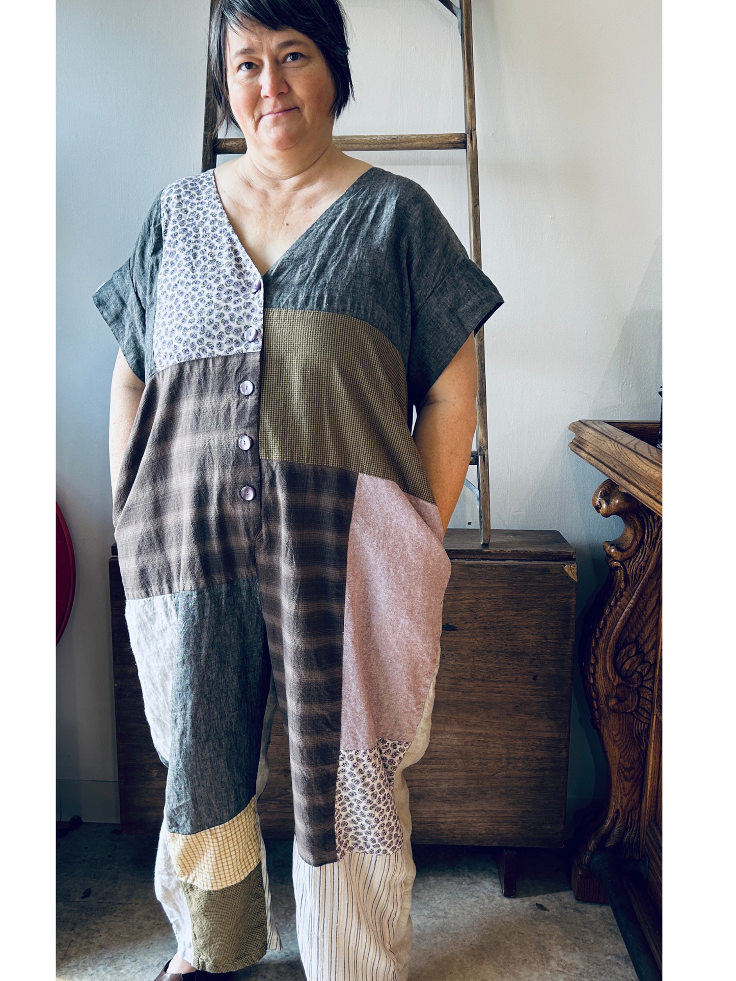 The Beryl Jumpsuit Pattern PDF - Sizes XS-5XL