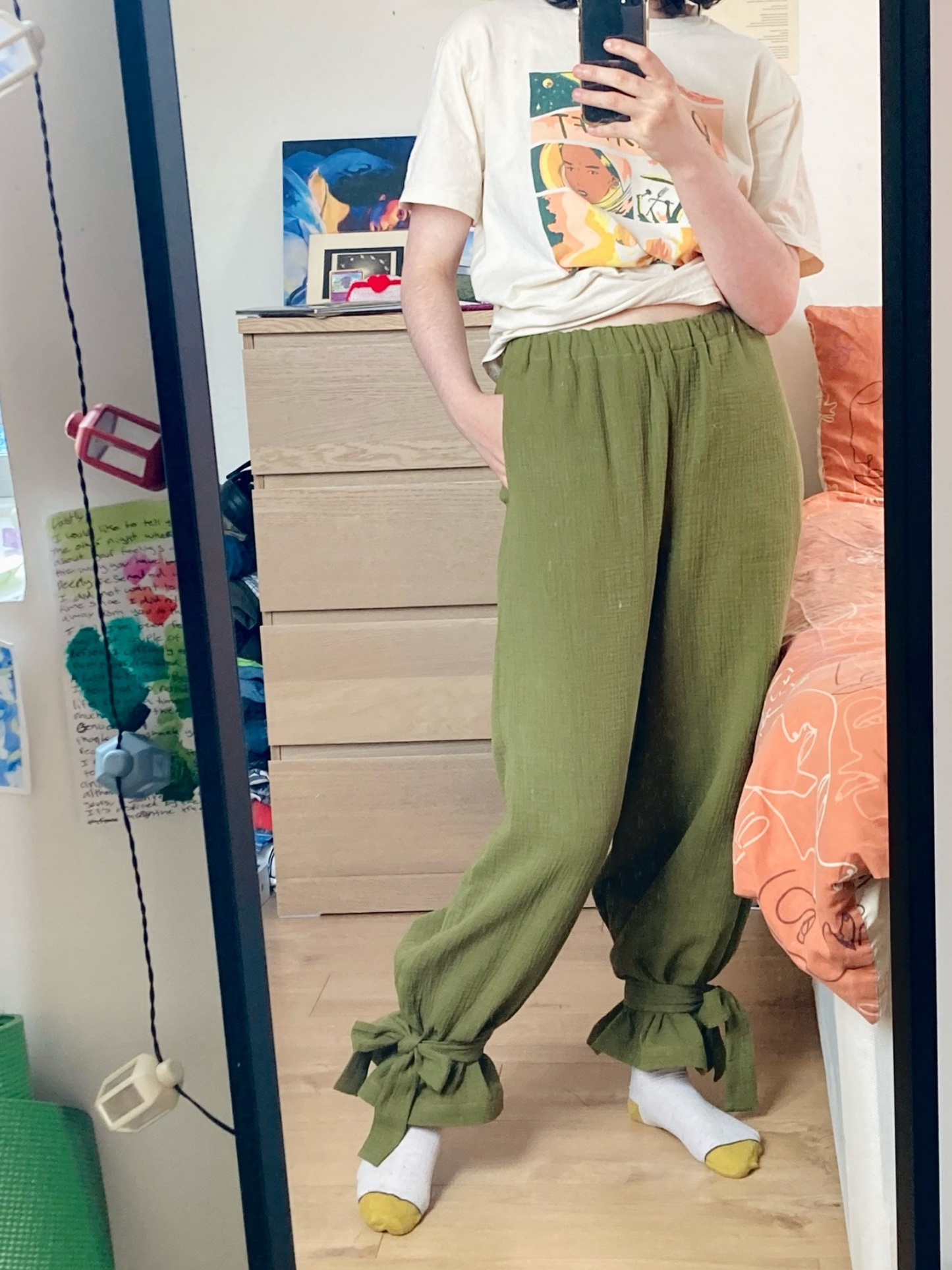 The Bloomer Tie Trousers Pattern PDF - Sizes XS-5XL