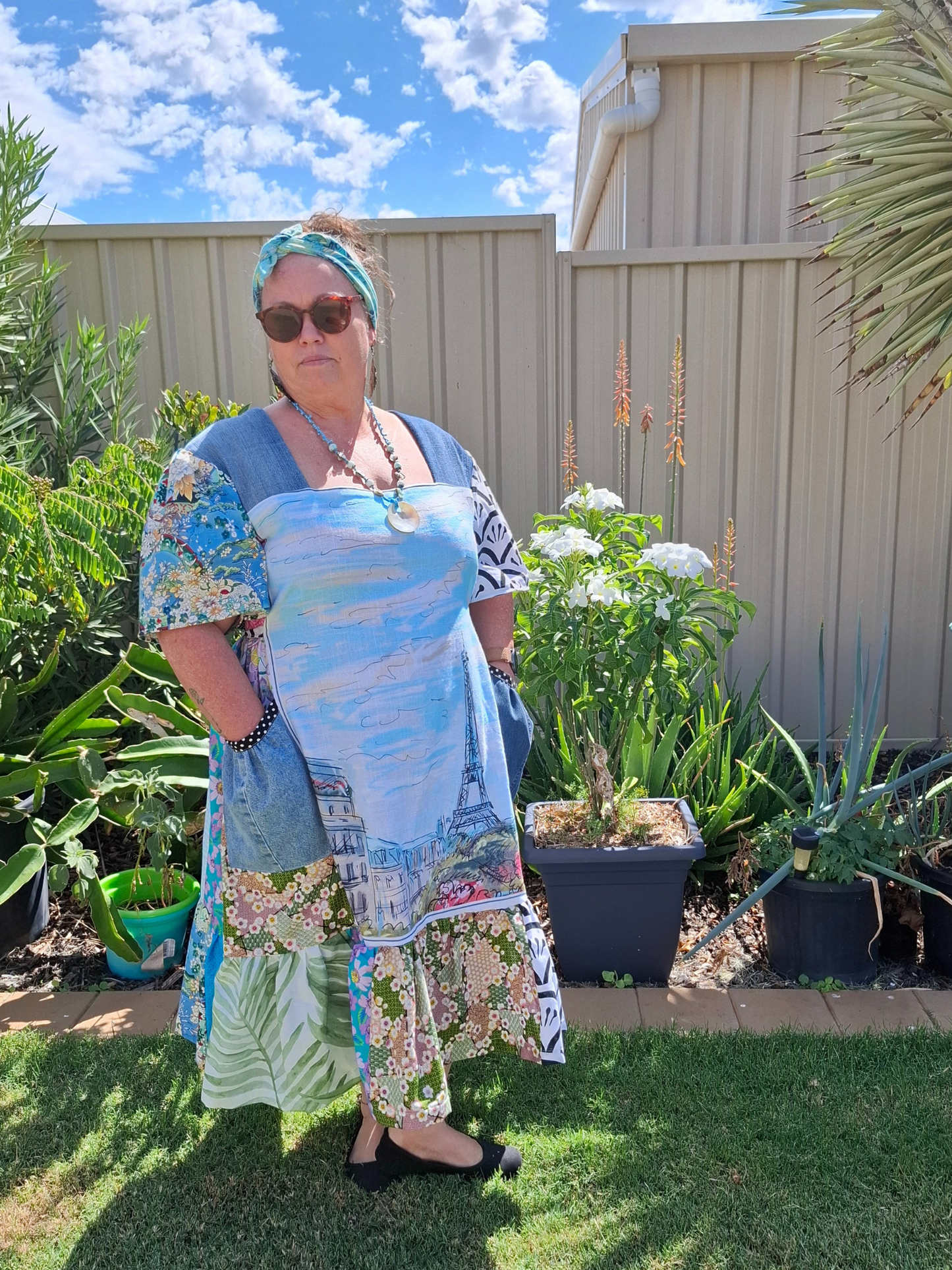 Polly Tea Dress Pattern PDF - Sizes XS-5XL