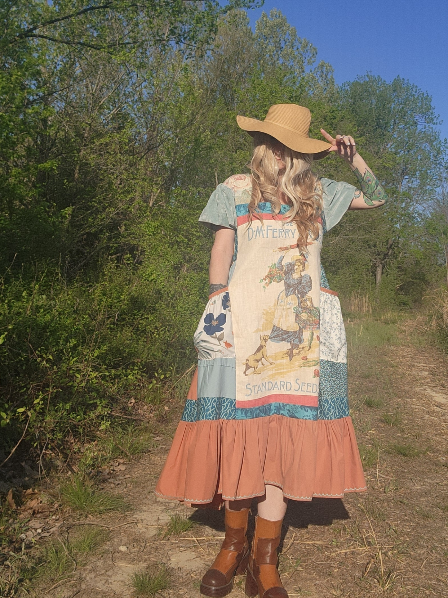 Polly Tea Dress Pattern PDF - Sizes XS-5XL