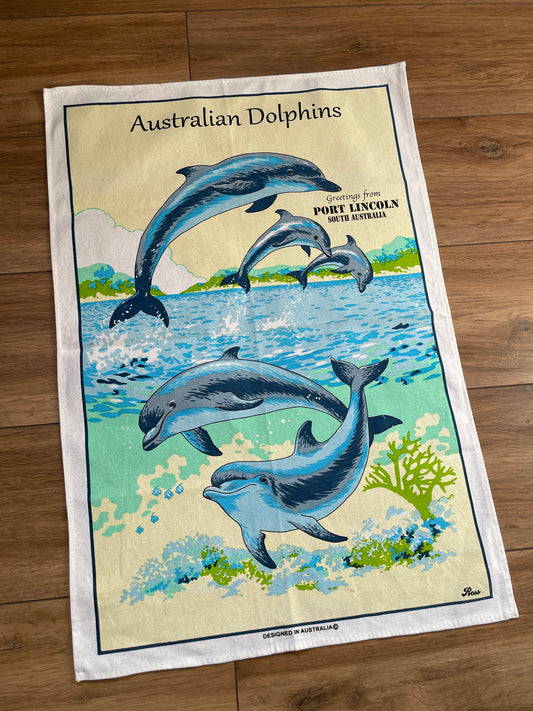 Tea Towel Kit - Jumping Dolphins