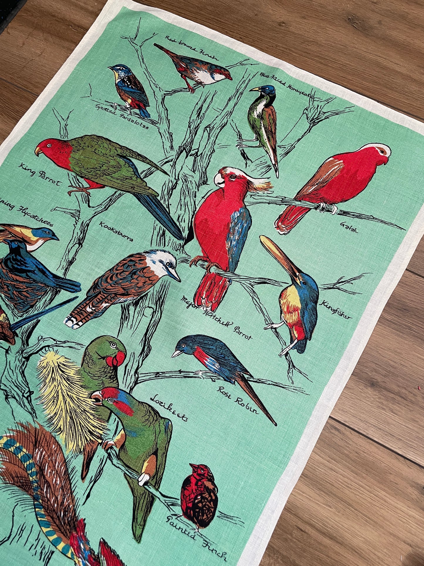 Tea Towel Kit - Sea Glass Birds