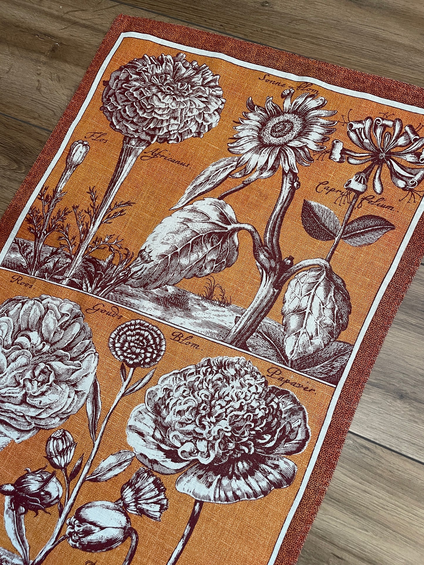 Tea Towel Kit - Dali Flowers