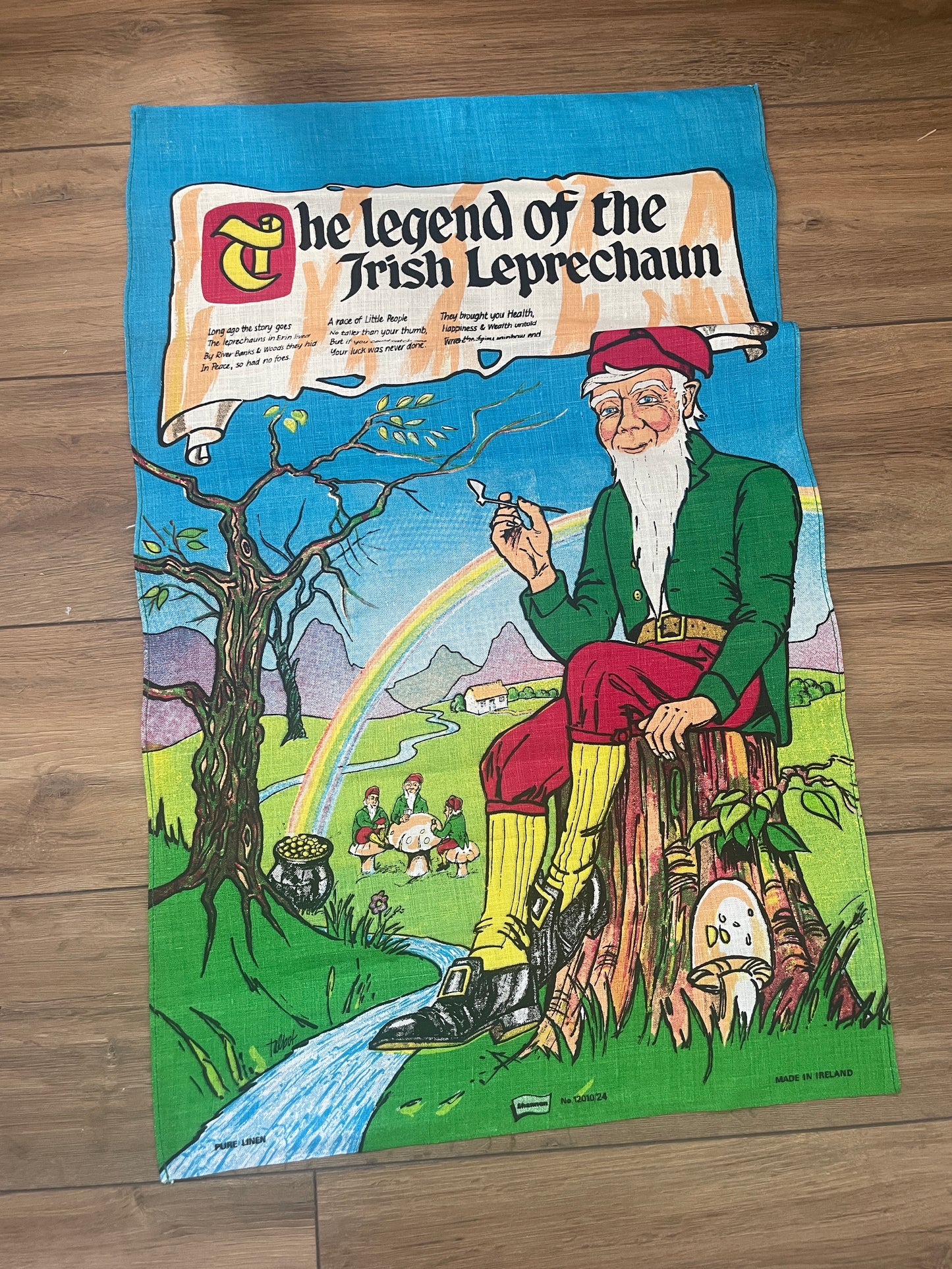 Tea Towel Kit - Irish Leprechaun