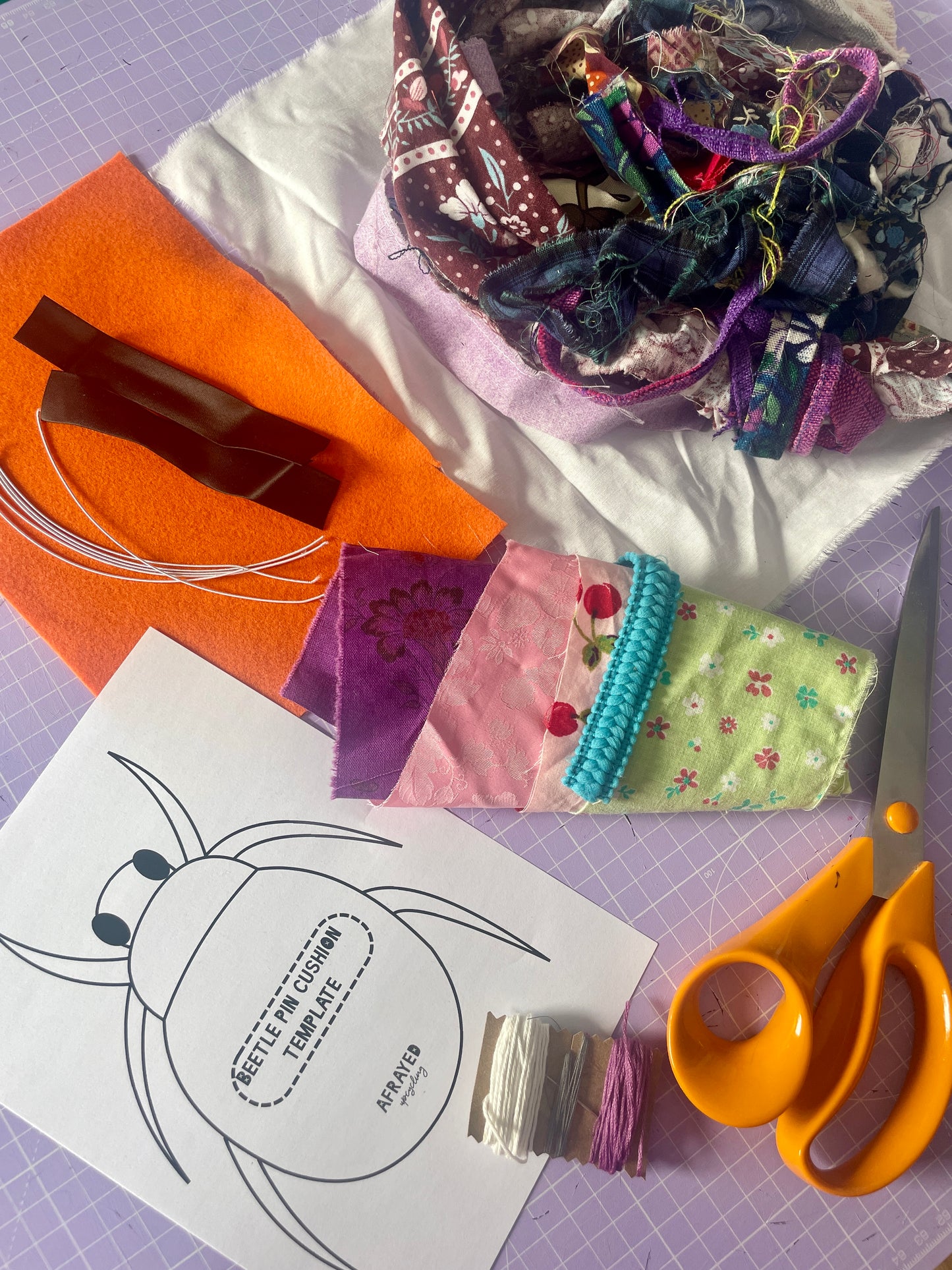 Beetle Pin Cushion Kit