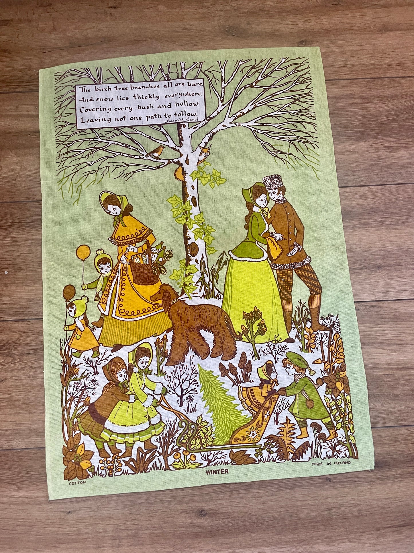 Tea Towel Kit - Mint Winter