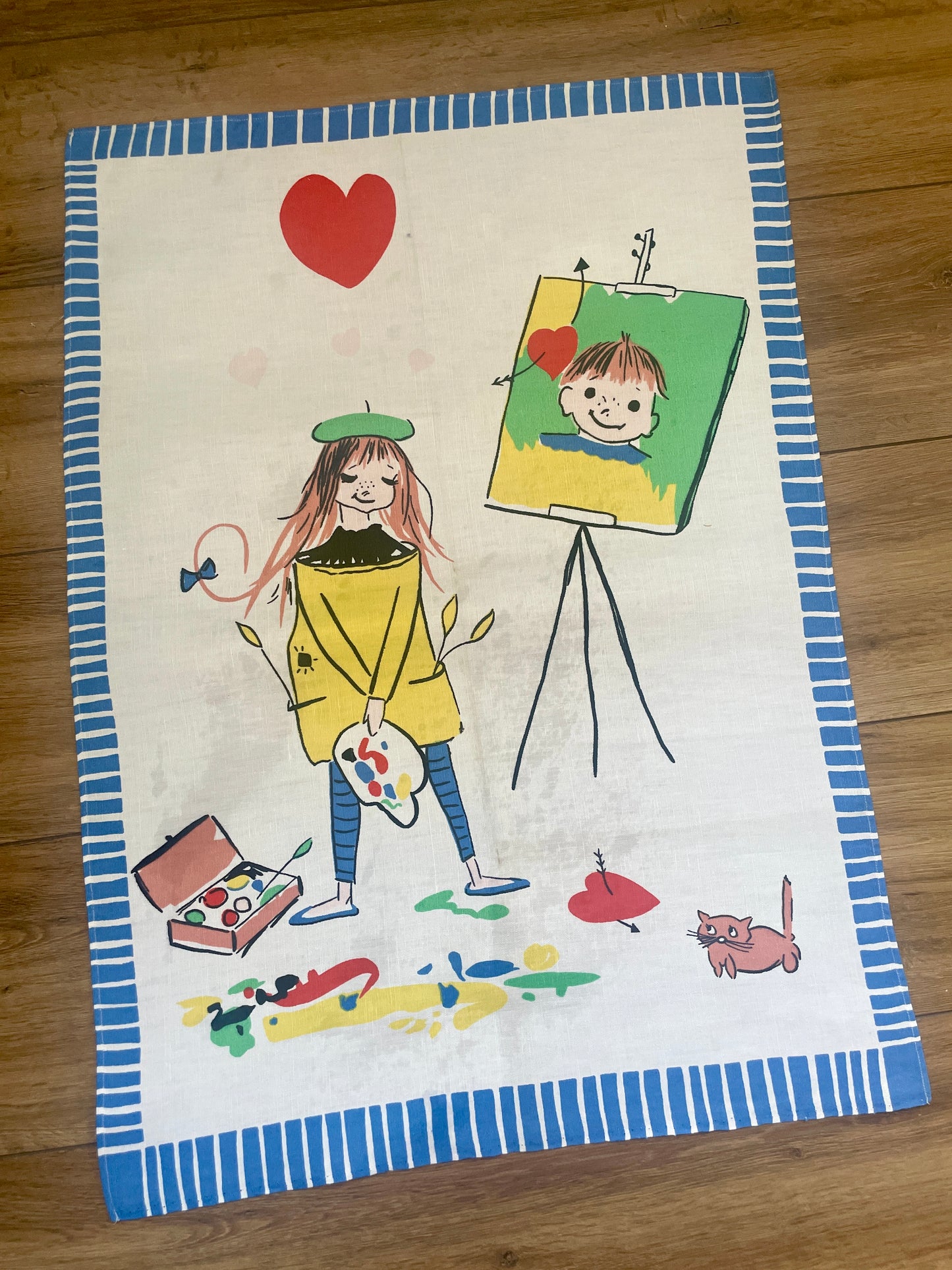 Tea Towel Kit - Painter in Love