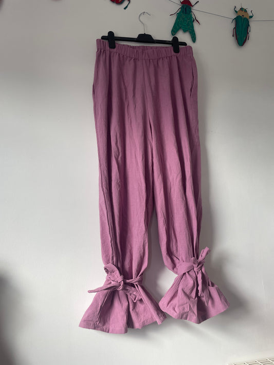 Bloomer Tie Trousers Sample -  Size Large