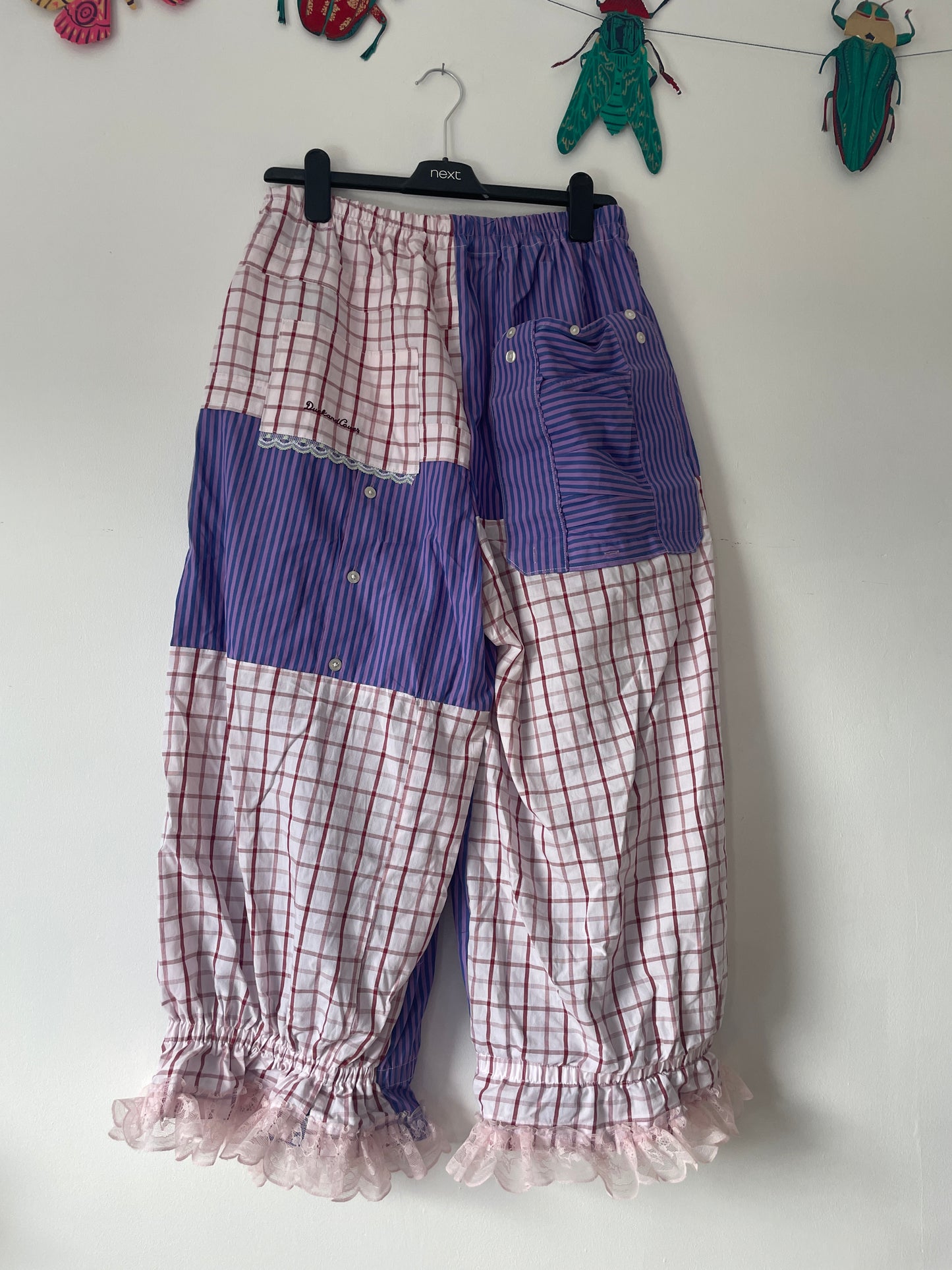 Upcycled Bloomer Trousers Men's Shirts - Size Large