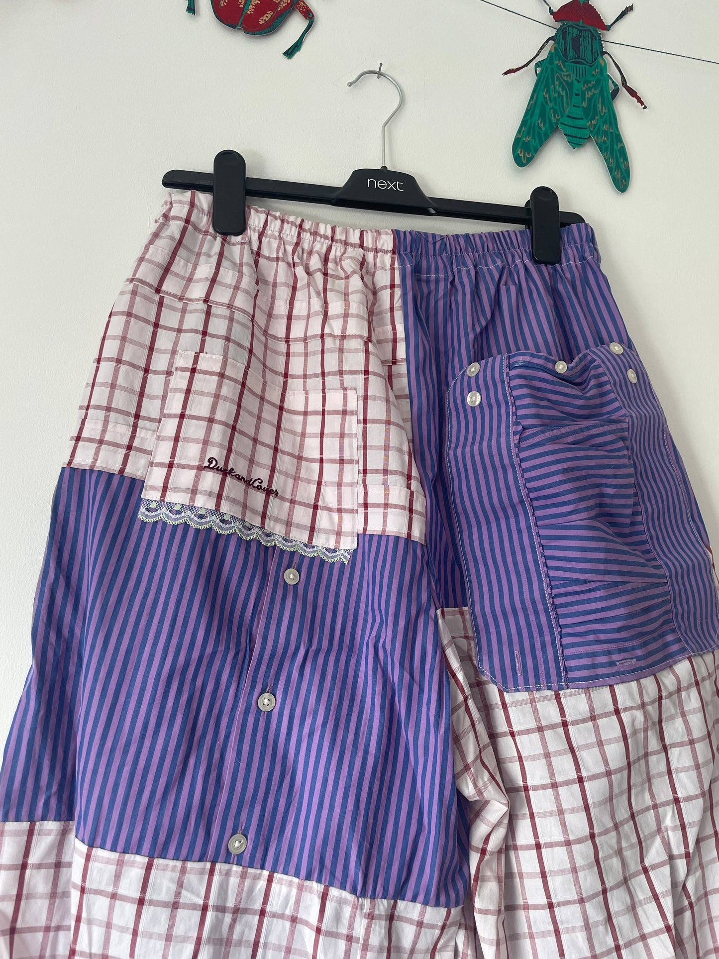 Upcycled Bloomer Trousers Men's Shirts - Size Large