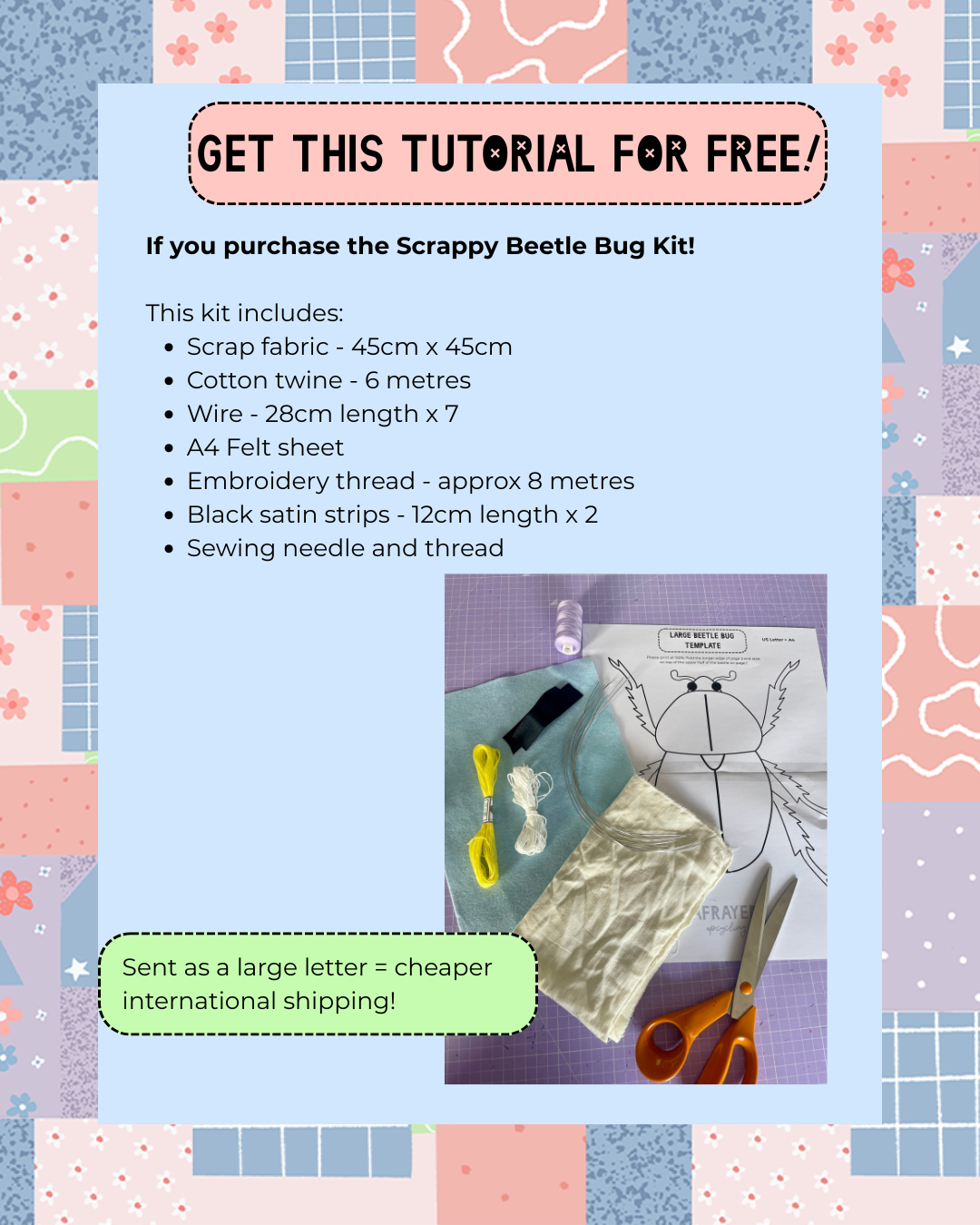Scrappy Beetle Bug Online Tutorial