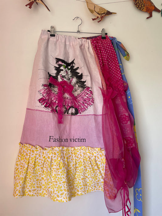 Cat Fashion Victim Skirt - Size M-XL