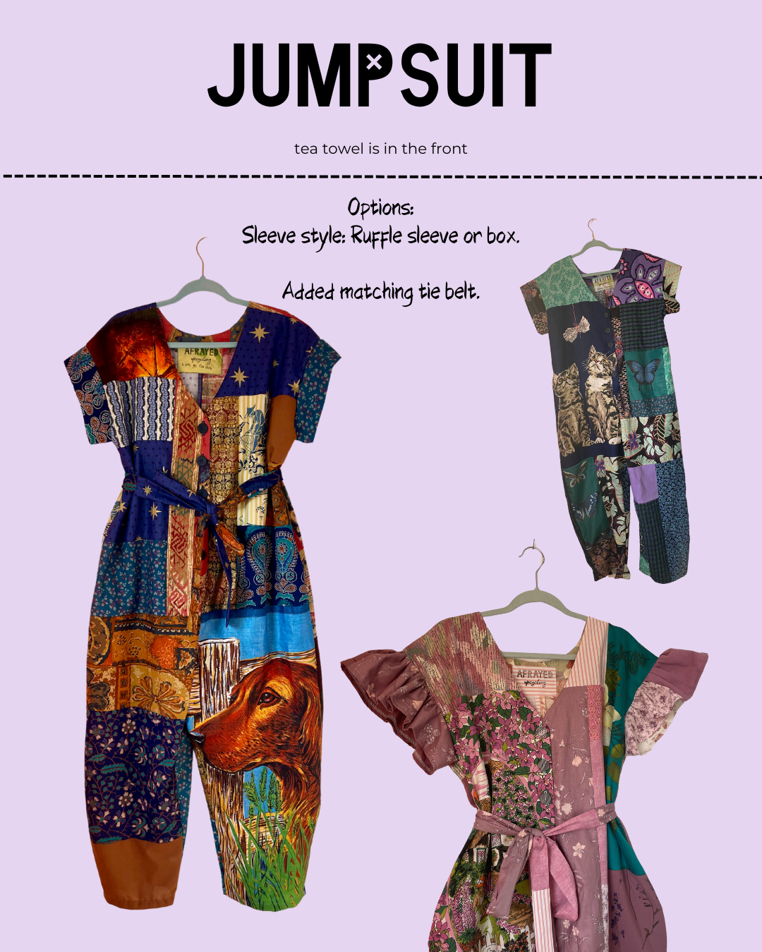 Tea Towel Custom Garment - Mushroom Patch