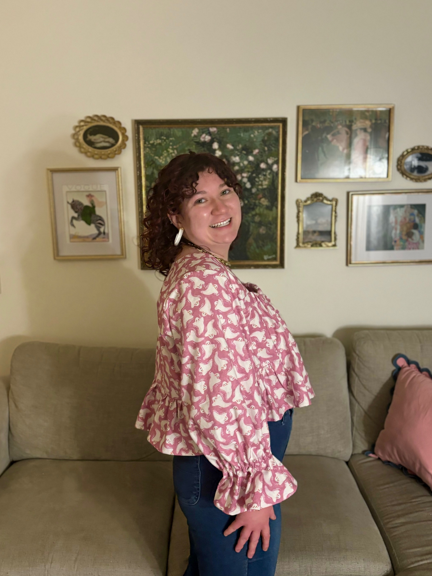 Bluebell Blouse Pattern PDF