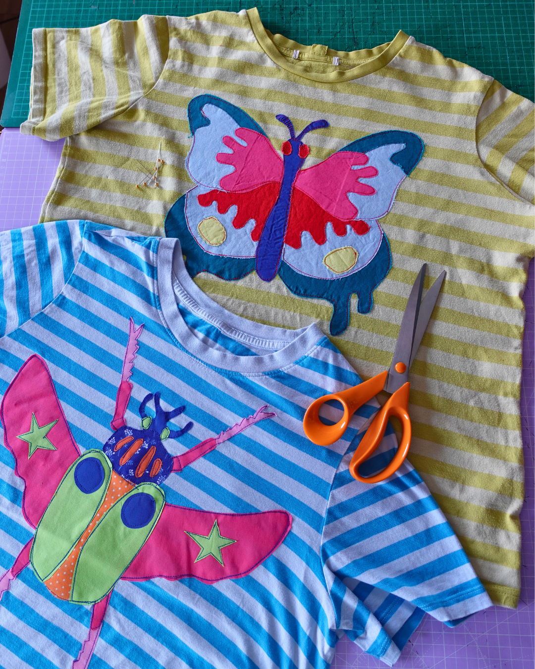 Large Disco Bugs Appliqué Sewing Kit