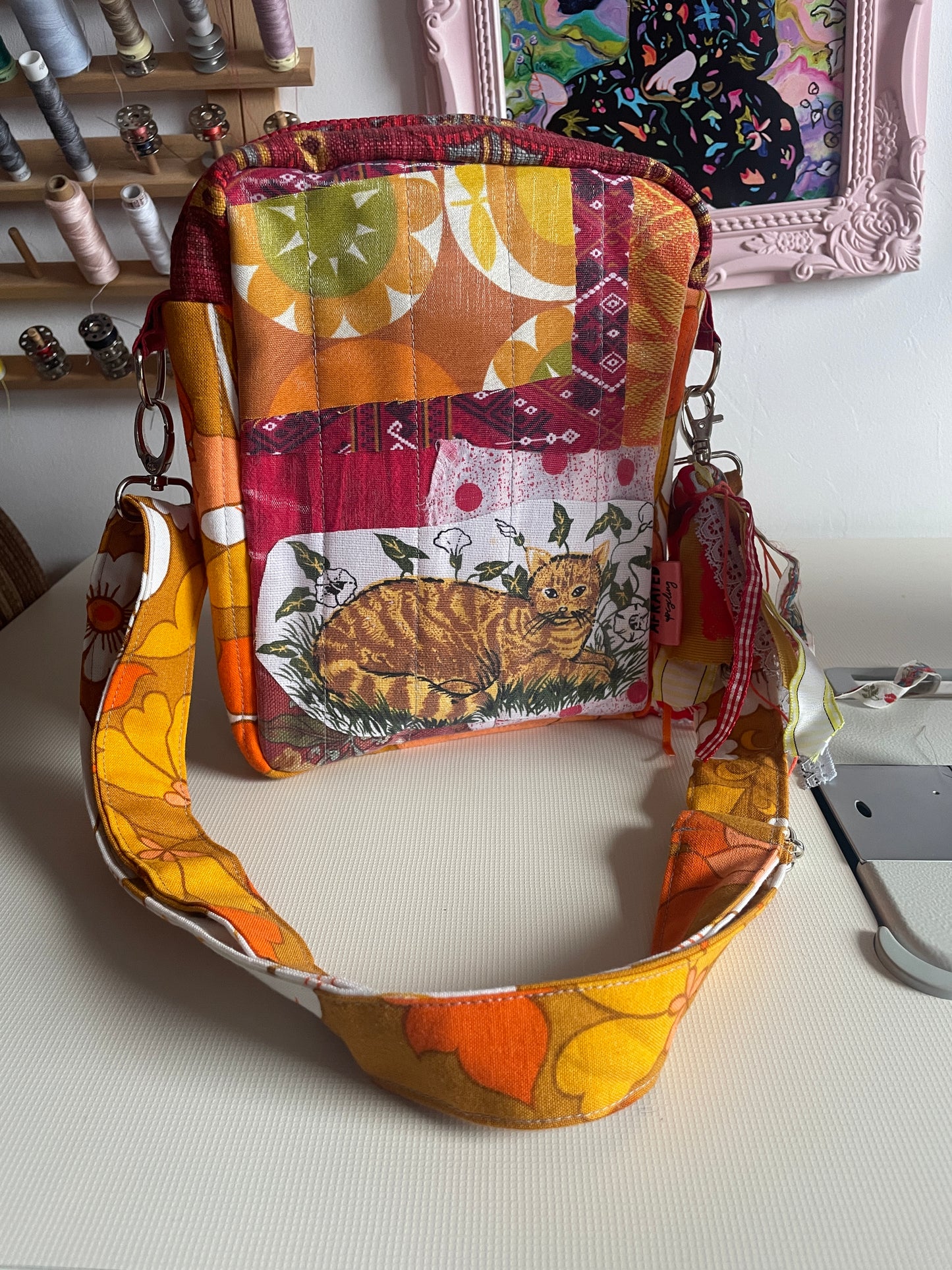 Collage Crossbody Bag Medium