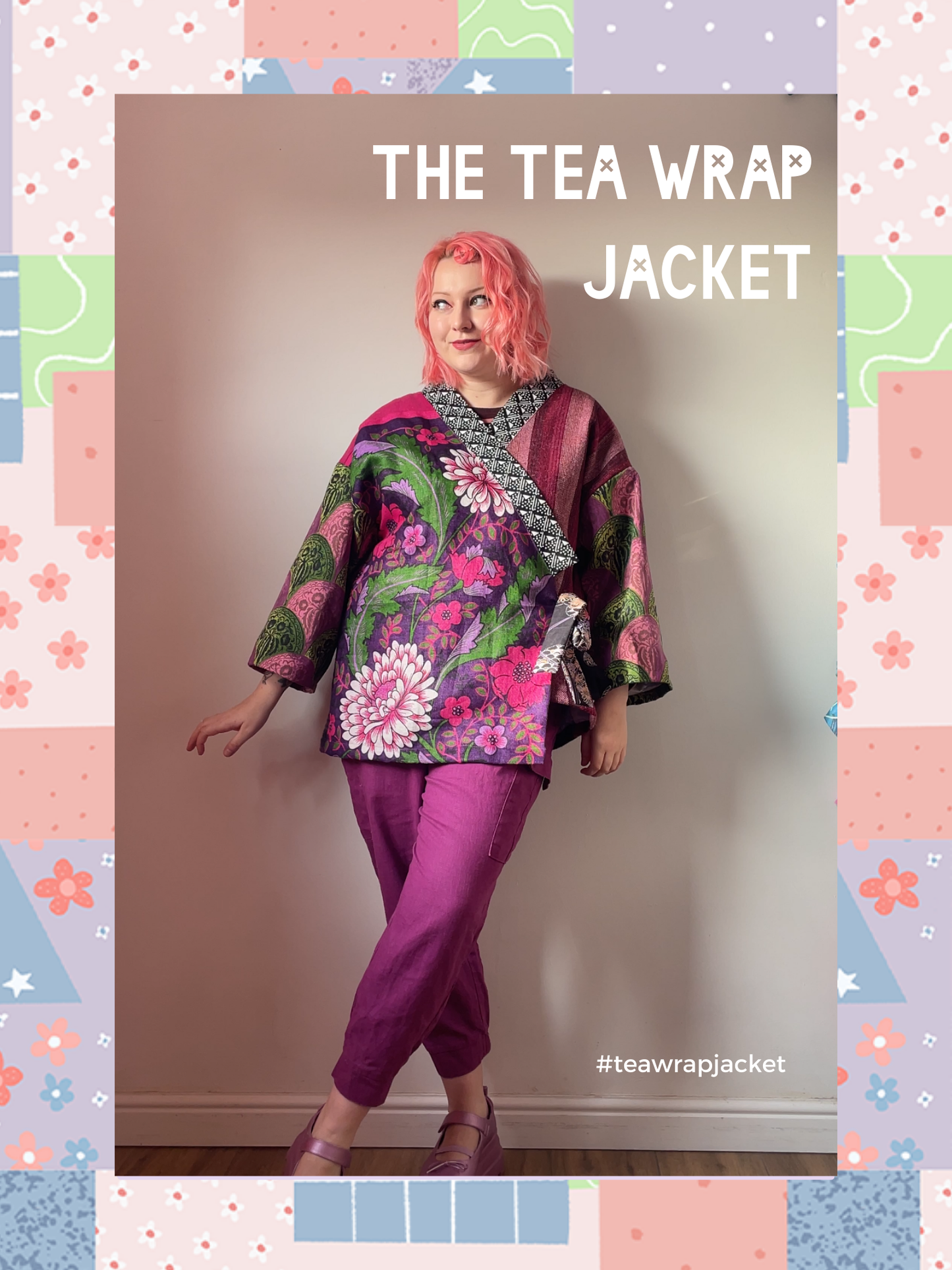 Tea Wrap Jacket Pattern PDF - Sizes S-5XL