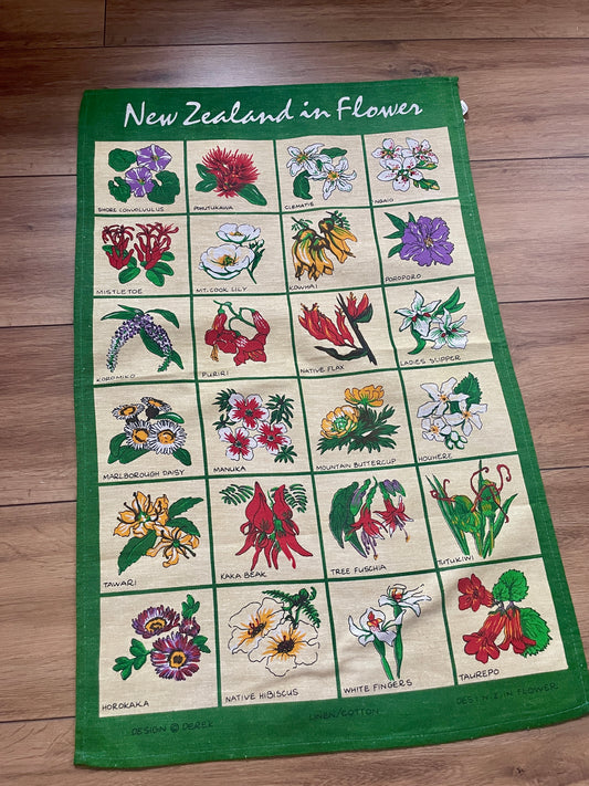 Tea Towel Kit - New Zealand Flowers