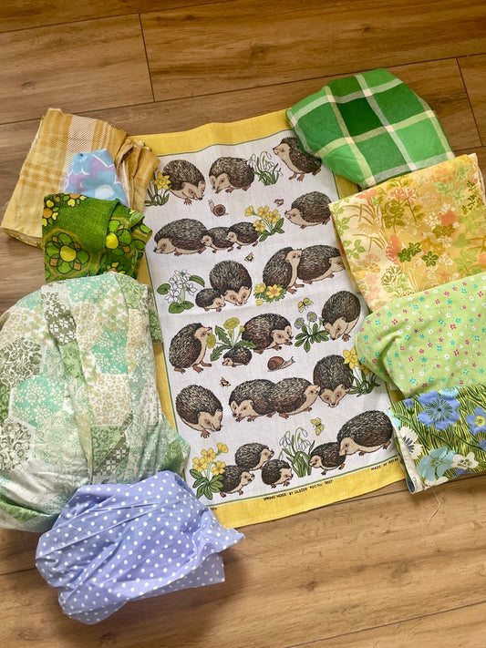 Tea Towel Custom Garment - Prickly Friends