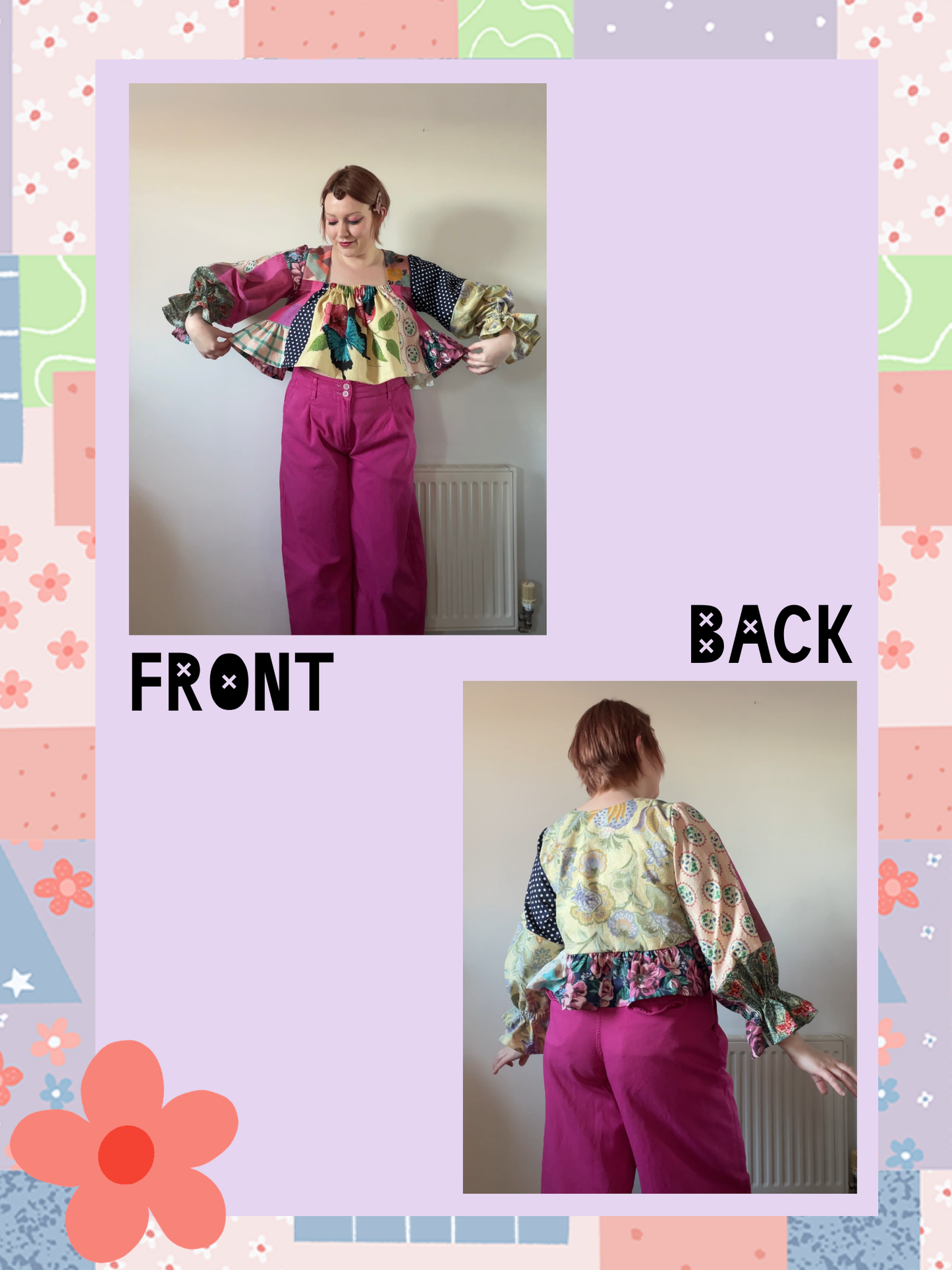 Bluebell Blouse Pattern PDF