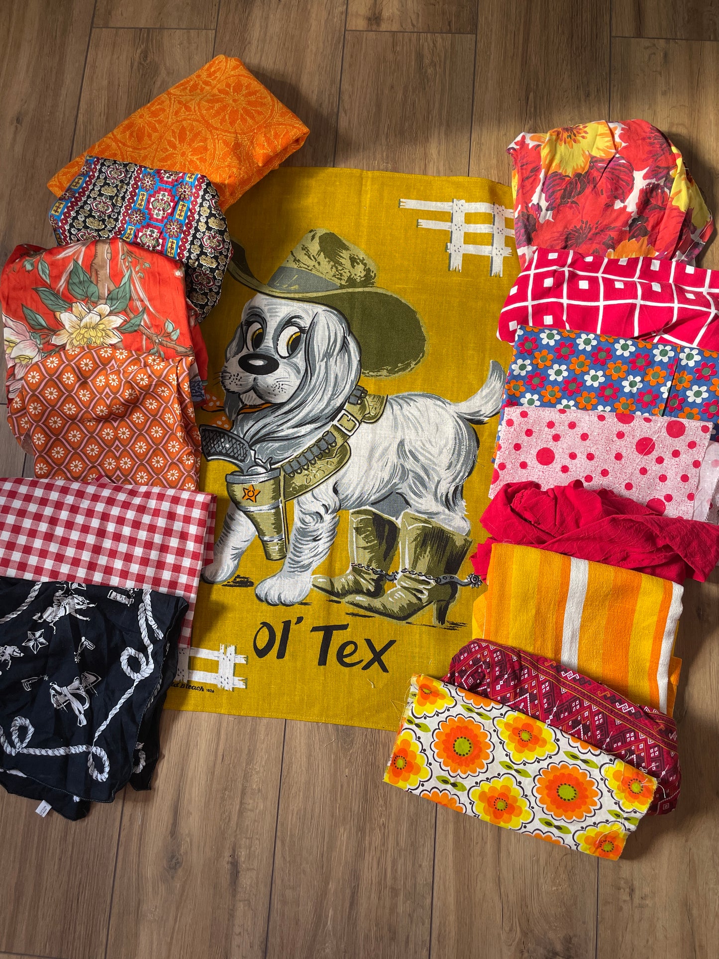 Tea Towel Custom Garment - Howdy Doggy