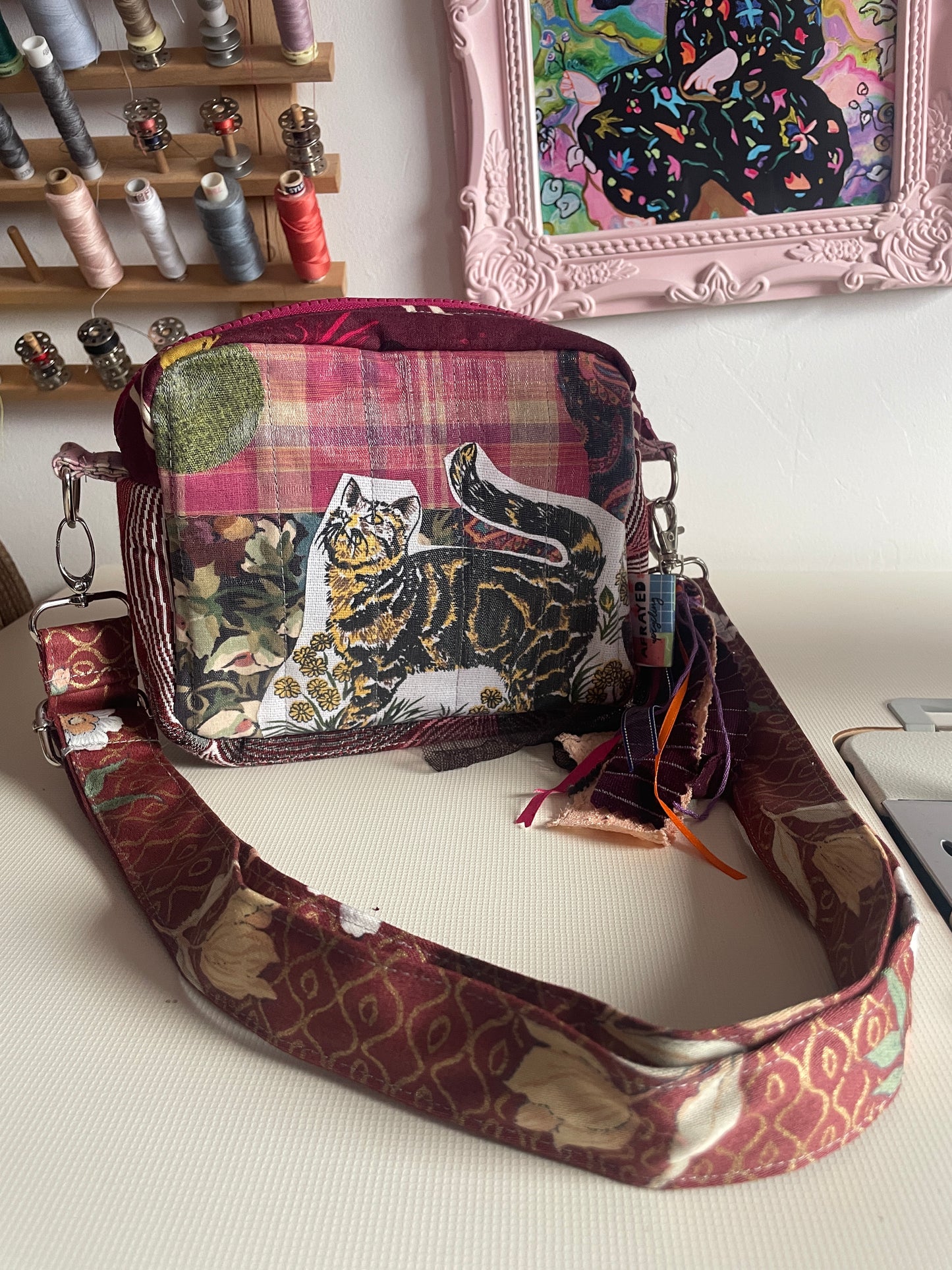 Collage Crossbody Bag