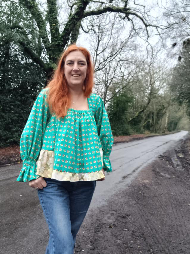 Bluebell Blouse Pattern PDF