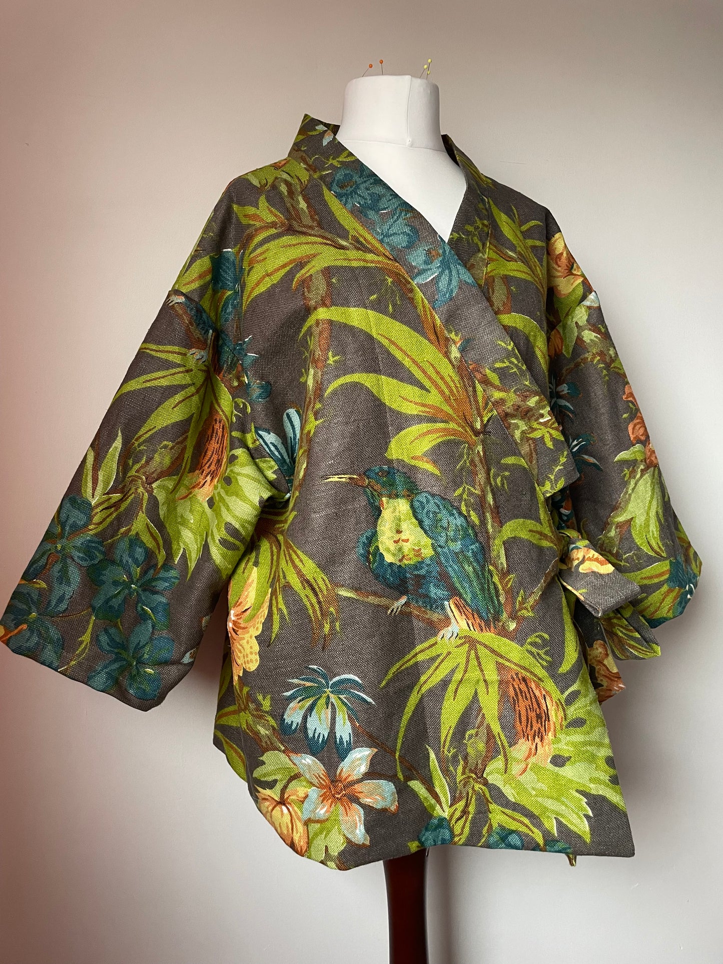 Wrap Jacket Tropical Holiday - Size L