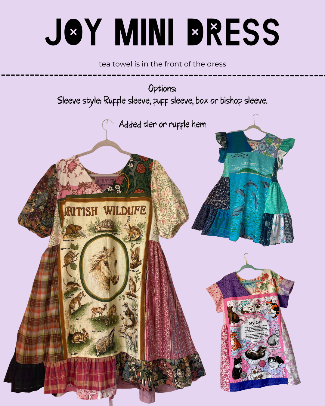 Tea Towel Custom Garment - Mushroom Patch