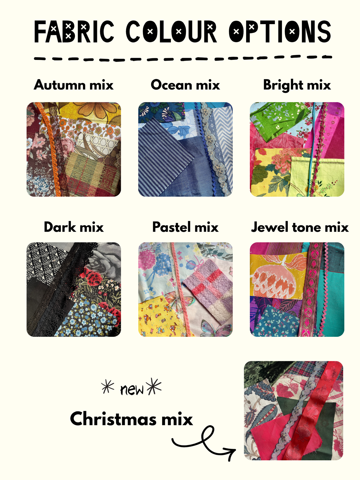 Fabric Beetle Bug Sewing Kit