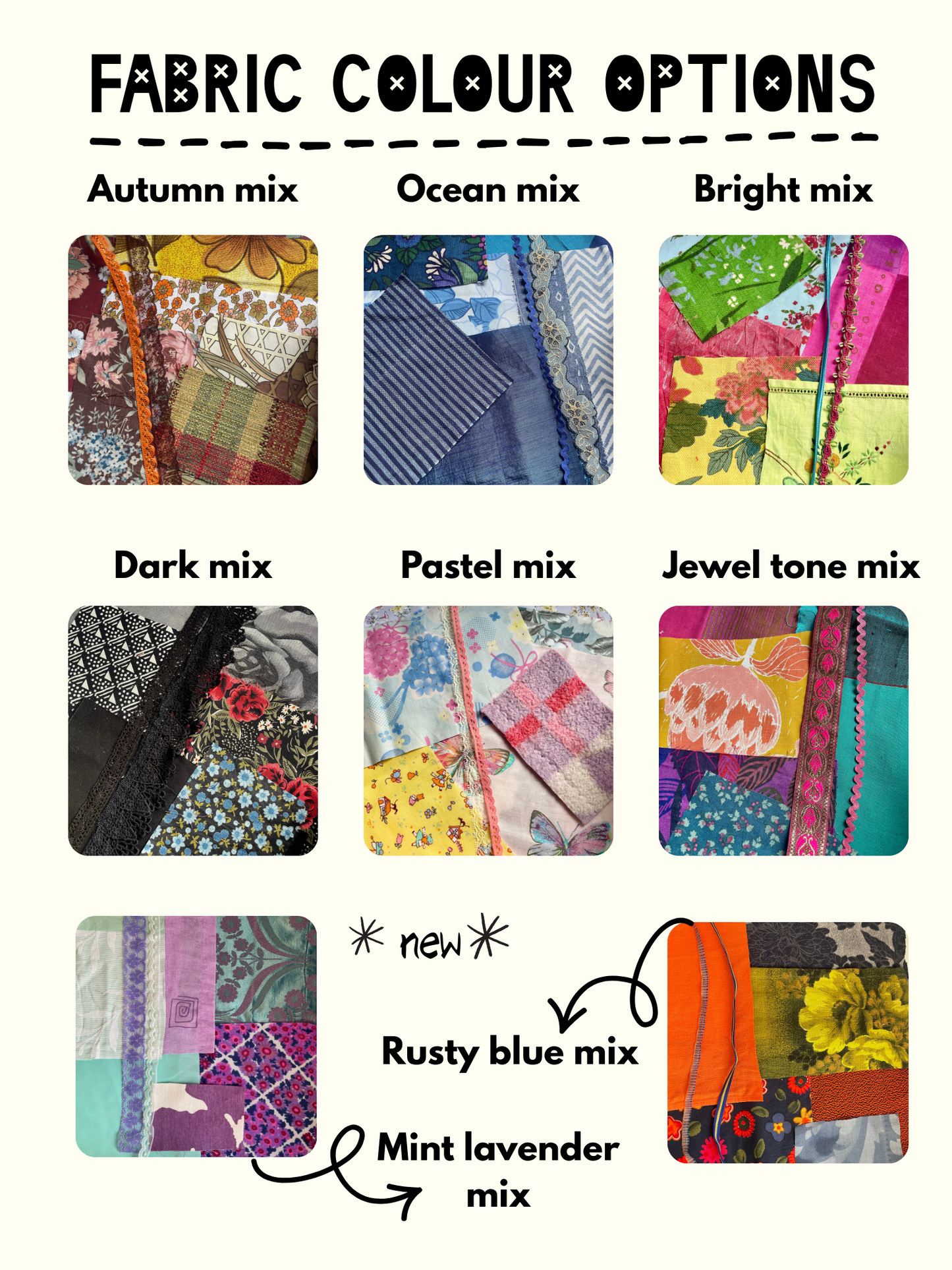 Fabric Beetle Bug Sewing Kit