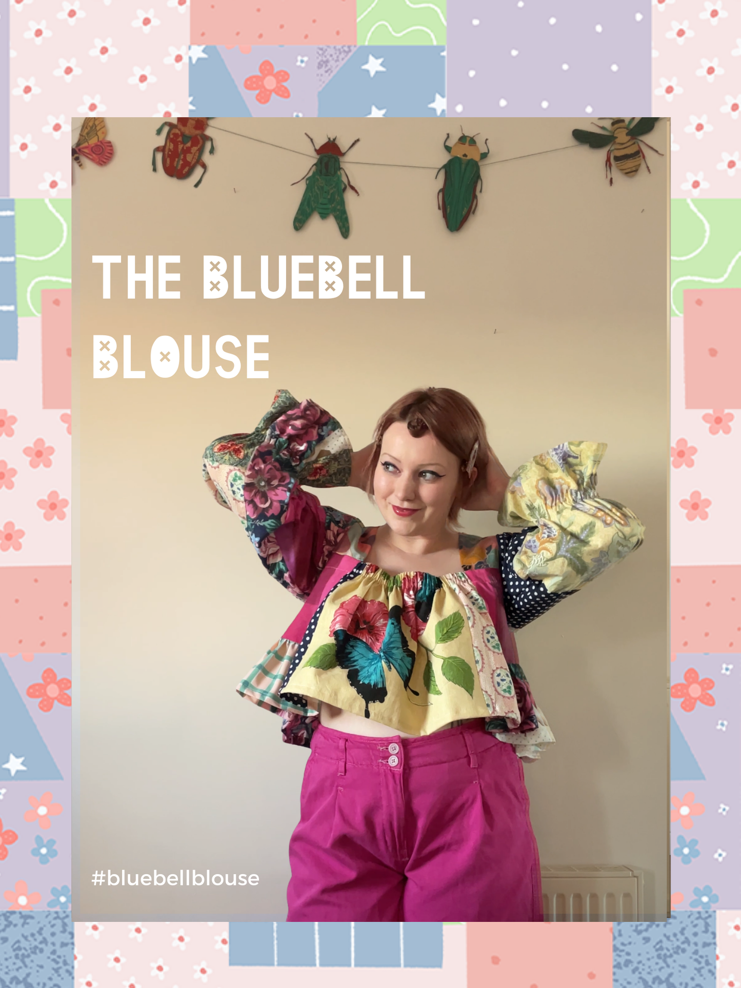Bluebell Blouse Pattern PDF
