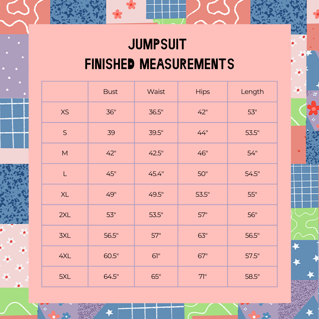 Supply Your Own Fabrics Jumpsuit AFRAYED Upcycling