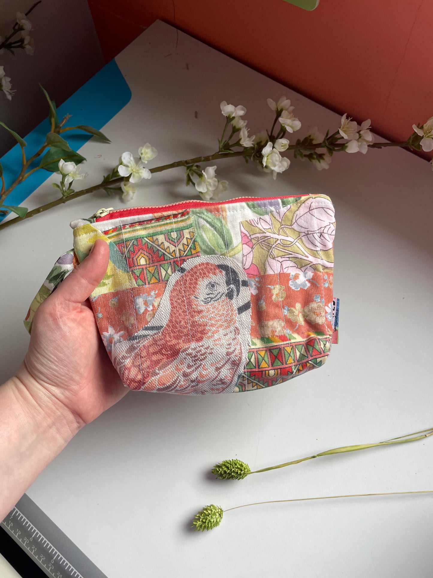 Scrappy Zipped Pouch