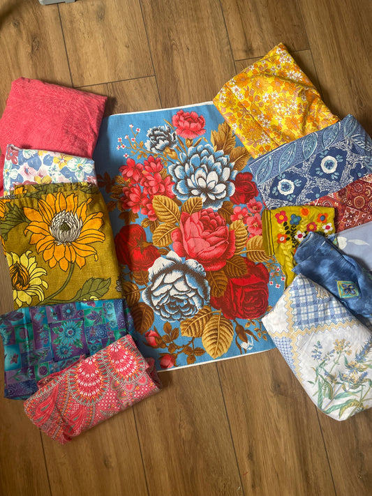 Tea Towel Custom Garment - Spring Bloom