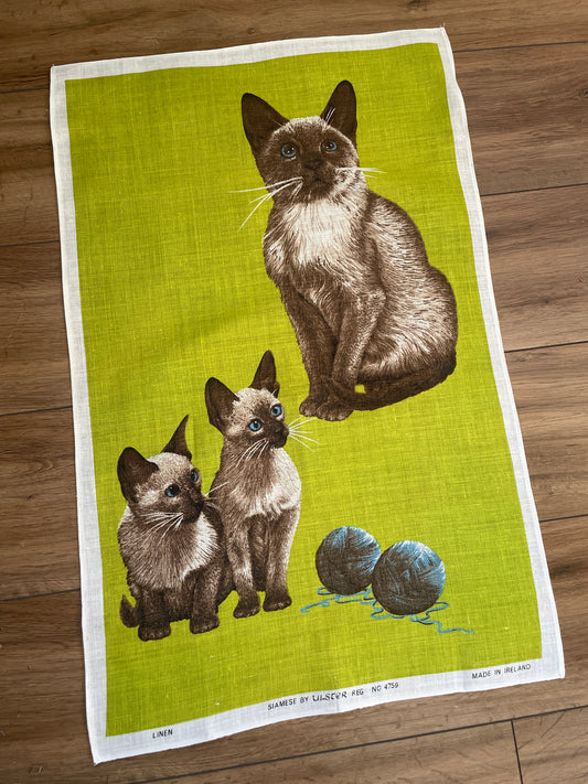 Tea Towel Kit - Siamese Triplets