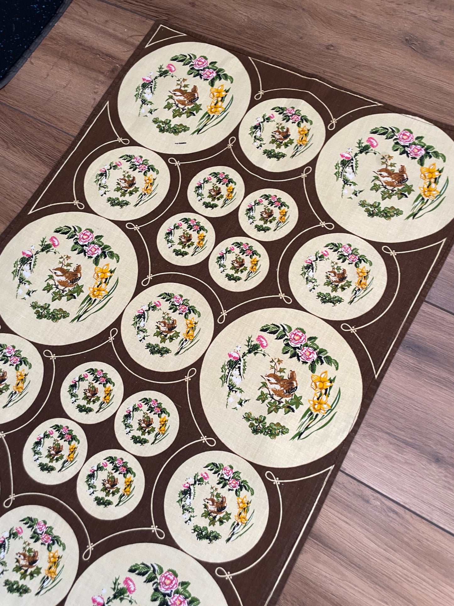 Tea Towel Kit - Bird China Plates