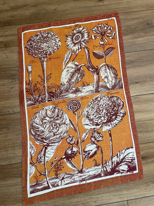 Tea Towel Kit - Dali Flowers