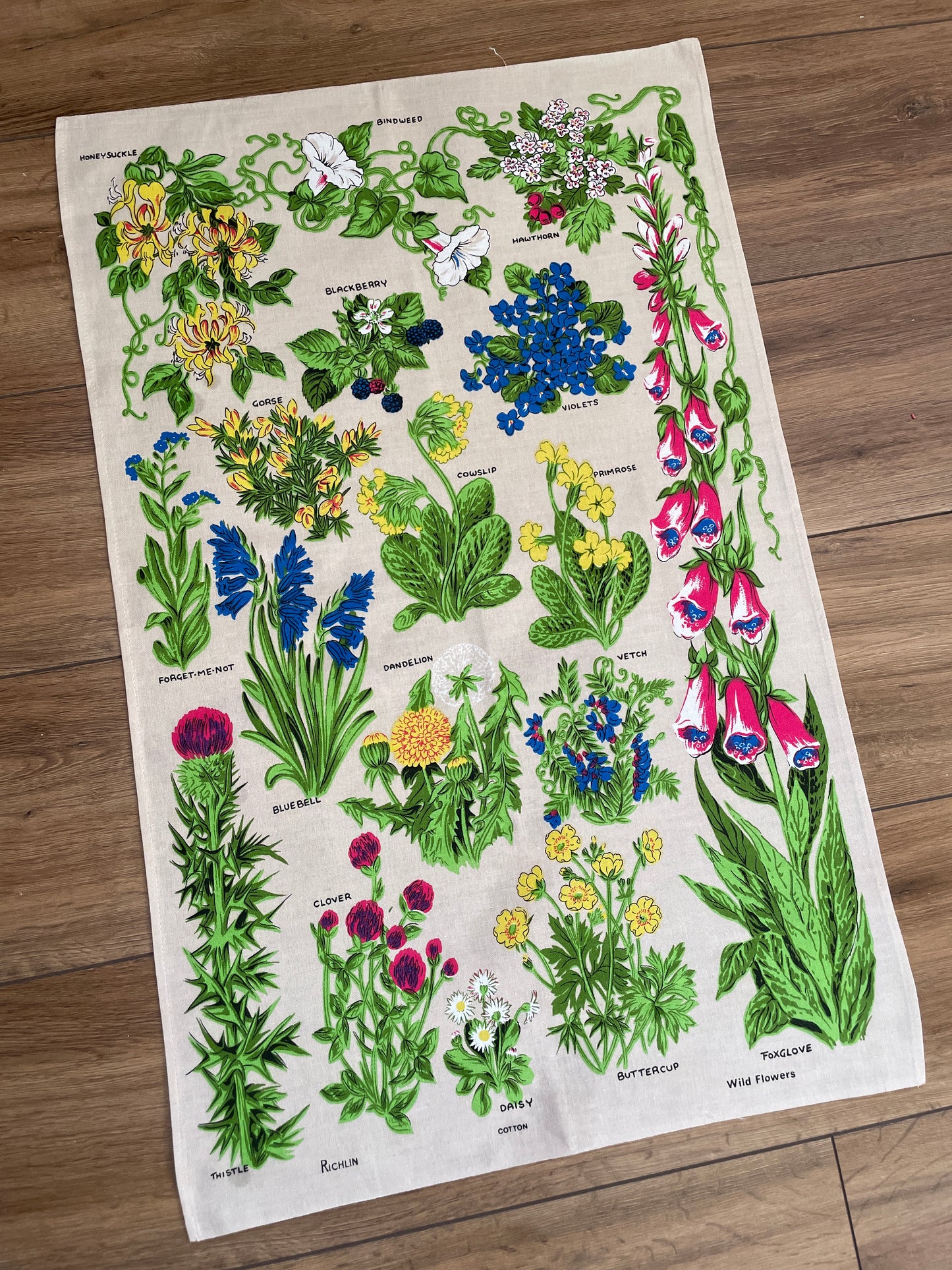 Tea Towel Kit - Honey Suckle