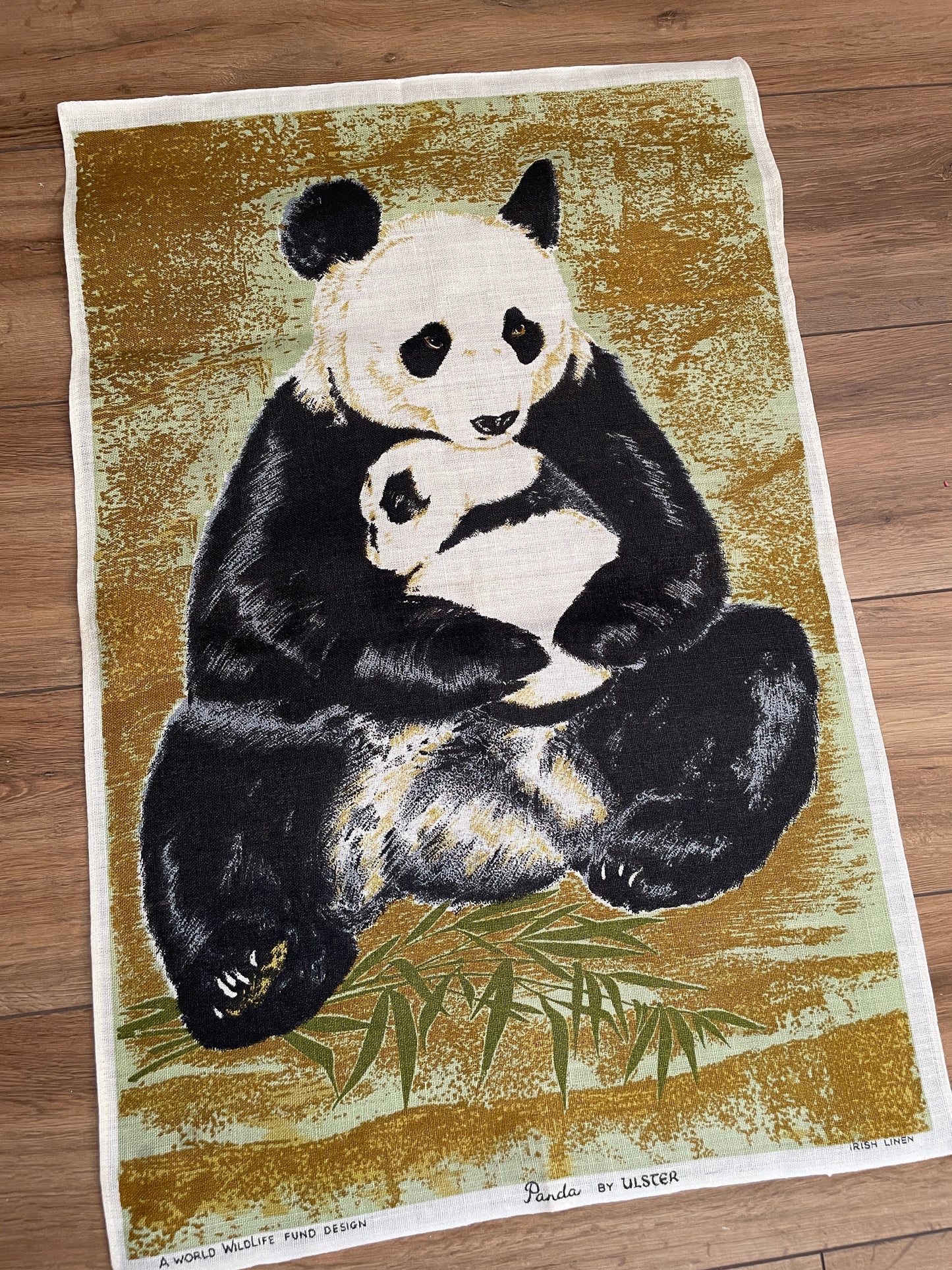 Tea Towel Kit - Sneezing Panda