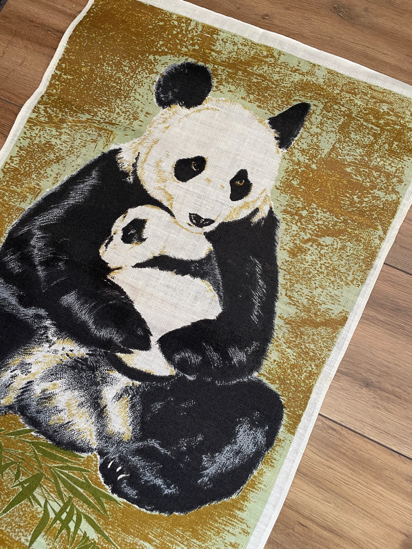 Tea Towel Kit - Sneezing Panda