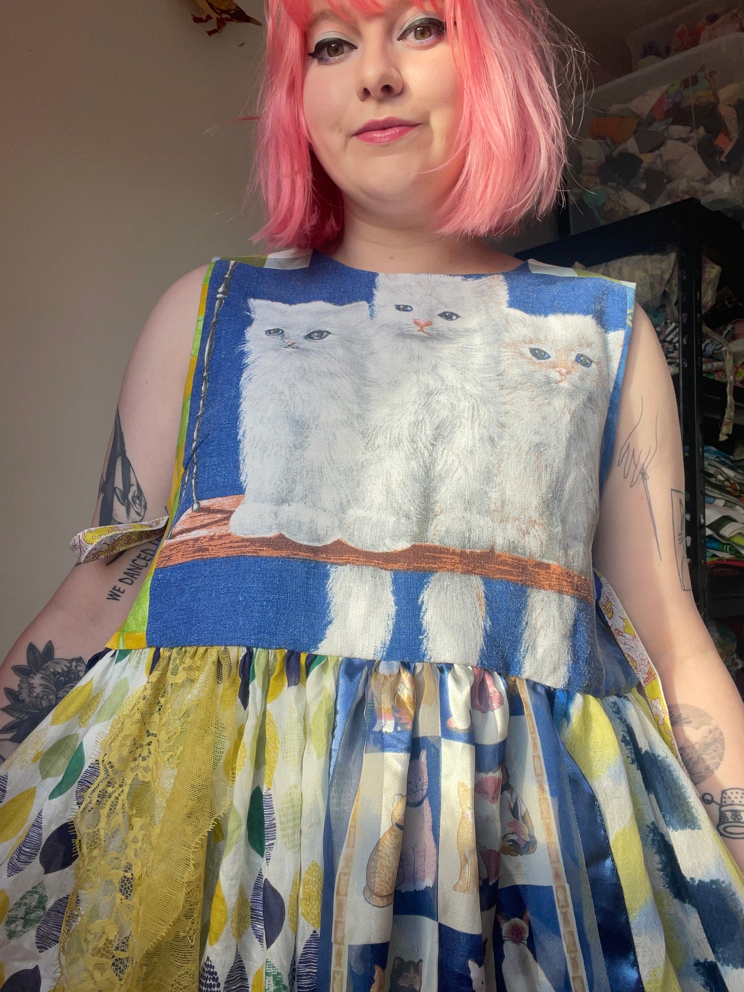 Supply Your Own Tea Towel Apron Dress